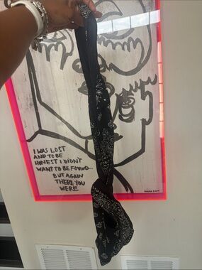Tony Yaito Paisley Crossbody Black
